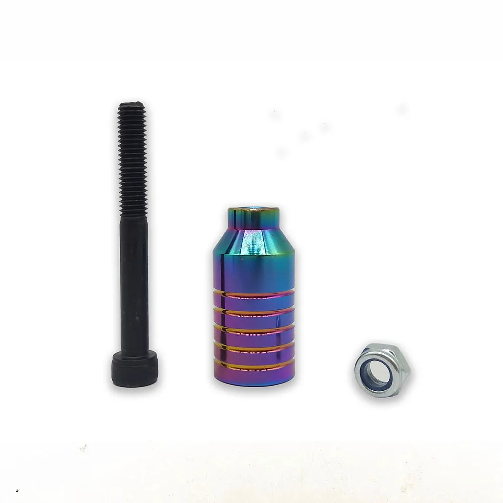 Набор колышек для трюков и скутеров со стальными осями болтами крепление 2 шт.|peg