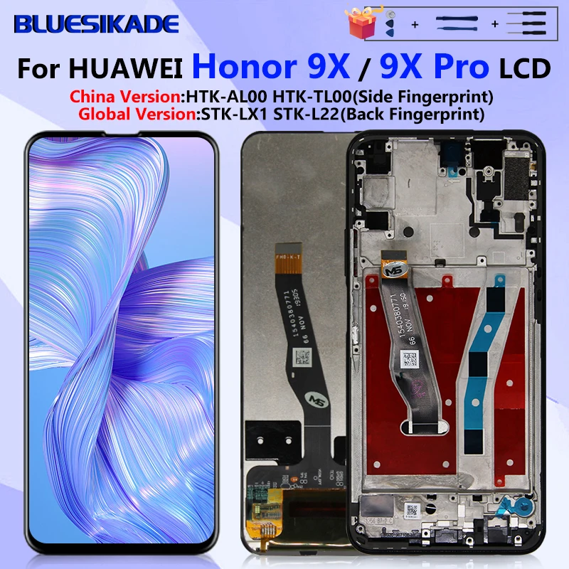 

6.59" For Huawei Honor 9X LCD Display Touch Screen For P Smart Z STK-LX1 STK-L22 HLK-AL00 TL00 LCD Digitizer Replacement Parts