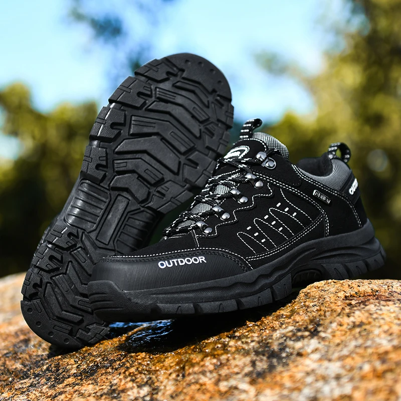 

Hiking Shoes Man Trekking Mountain Climbing Boots Non-slip Outdoor Sport Shoes Zapatillas Hombre
