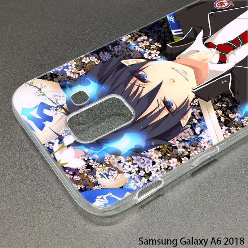 Anime Blue Exorcist Rin Okumura Case for Samsung Galaxy S10E S10 5G S9 S8 S7 Edge Note 10 Plus 9 A9 A8 A7 A6 2018 A5 2017 | Мобильные