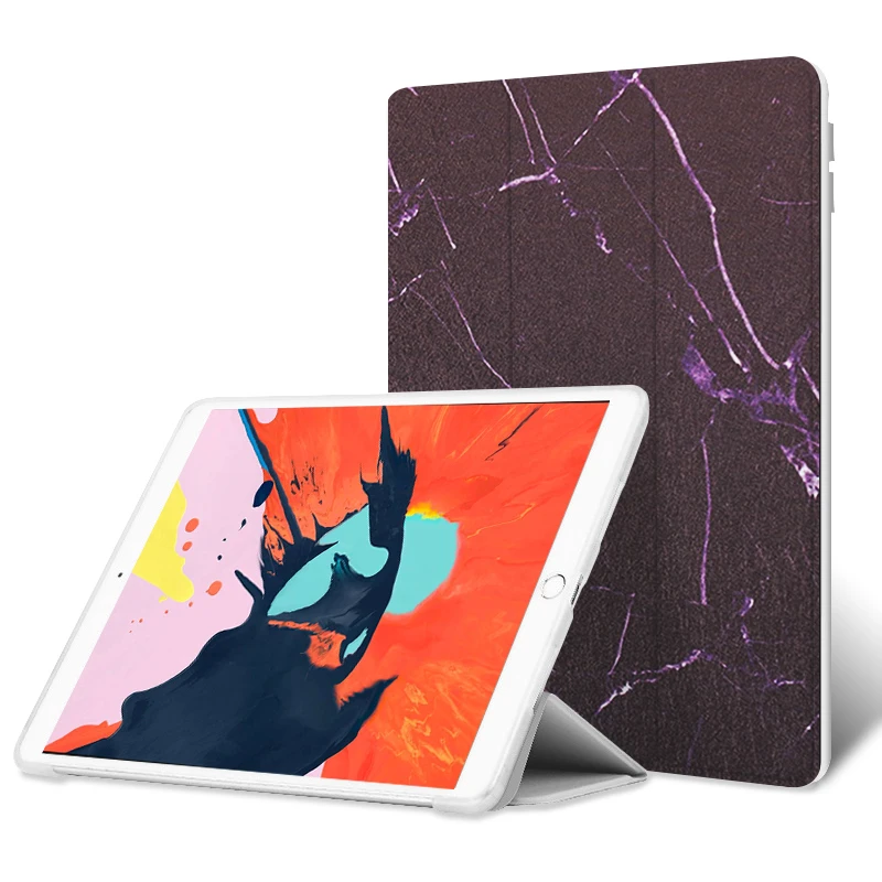 Для iPad 11 2020/9 7 2018 5/6th чехол 10 2 7th/8th мраморный кожаный смарт для Air 1/2 Mini 1/2/3/4/5 pro10.5/9