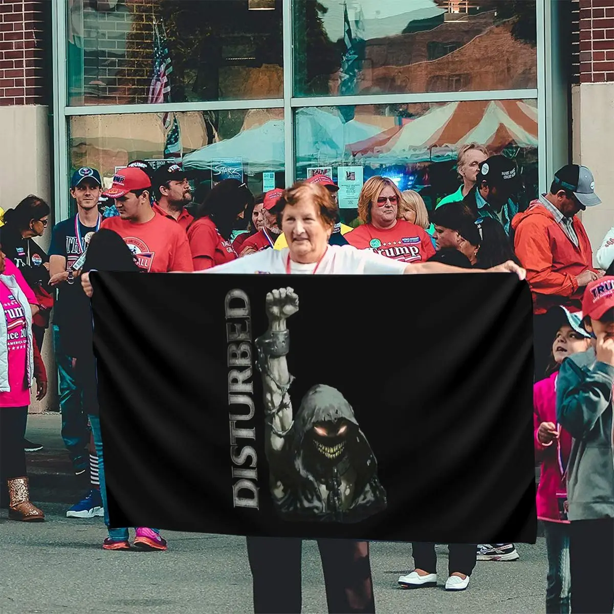 

T New Brand Disturbed Burning Belief S M L Xl Xxl Metal Band New Brand Cas Popular Style Comfortable Flag