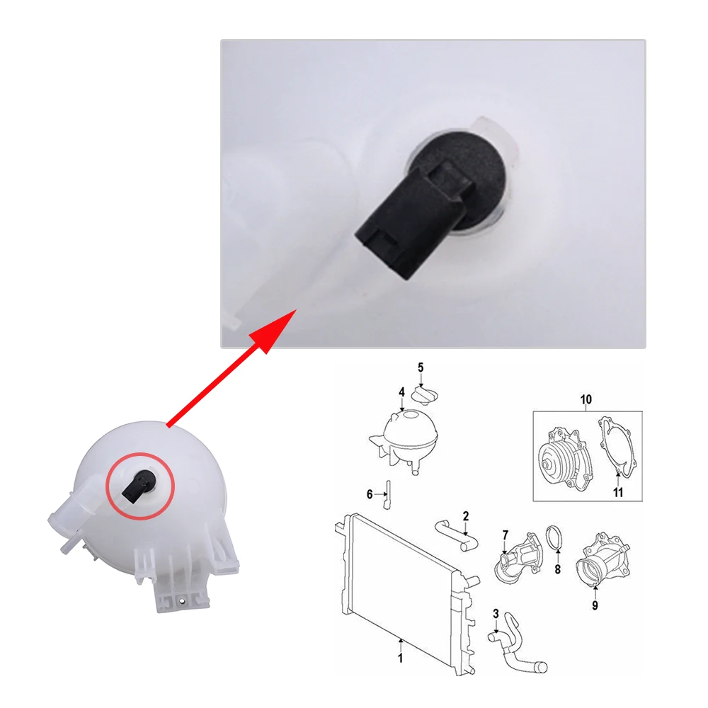 

9065010503 2E0121407 расширительный бак для Sprinter W906