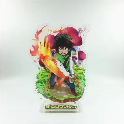 9 Аниме My Hero Academy брелок Midoriya izku All Might Bakugou Katsuki Todoroki Shoto Милый Забавный мультяшный акриловый брелок ювелирные изделия - Цвет: 9