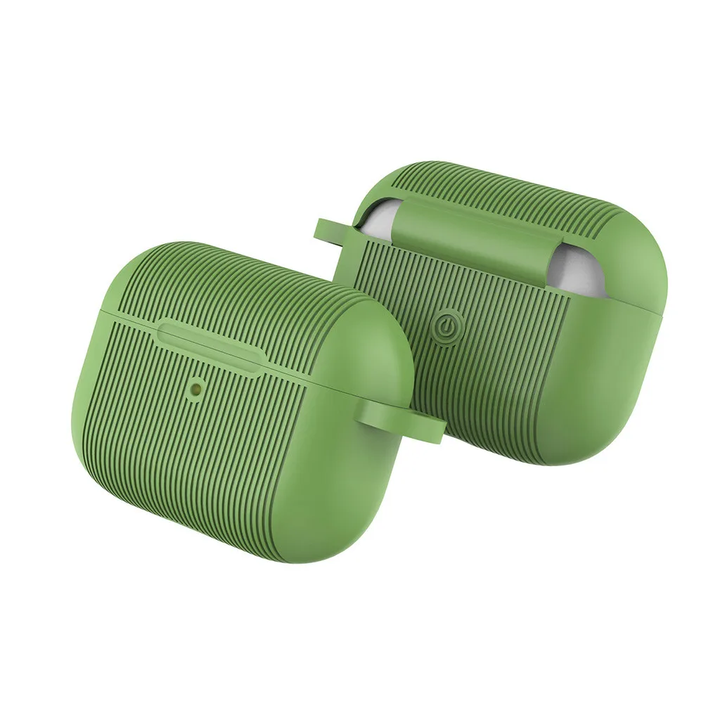Ouhaobin для AirPods Pro 2019 чехол силиконовый защитный беспроводной зарядки Аксессуары