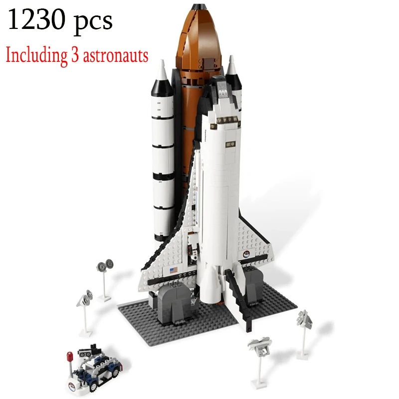 

NEW Buildmoc blocks 16014 Space Shuttle Expedition Building Kits Set Blocks Bricks Compatible technic Children Toys 10231