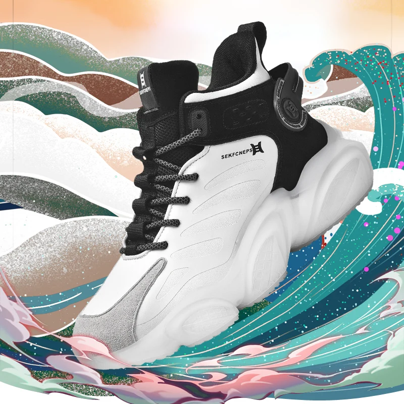 

Мужская спортивная обувь, новинка, Высококачественная модная баскетбольная обувь, светящаяся зеленая Женская теннисная обувь