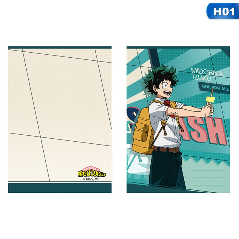 Аниме My Hero Academy персонаж из мультфильма мидория изуку записная книжка косплей