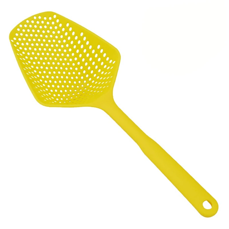 

Skimmer Universal Creative Slotted Shovel Plastic Strainer Scoop Strainer Fry Food Mesh Portable Filter Home Kitchen Tool