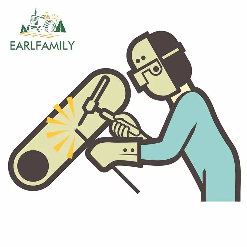 EARLFAMILY 13 см x 9 6 для сварочной сварки забавные наклейки автомобиля DIY Наклейка