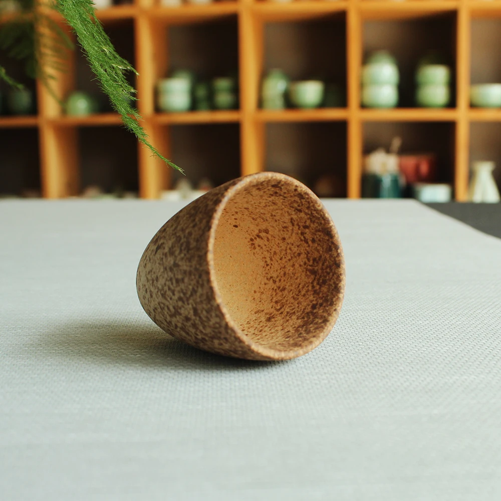 6 шт Чай чайная чашка китайские Керамика Винтаж кружка для воды простой сырой