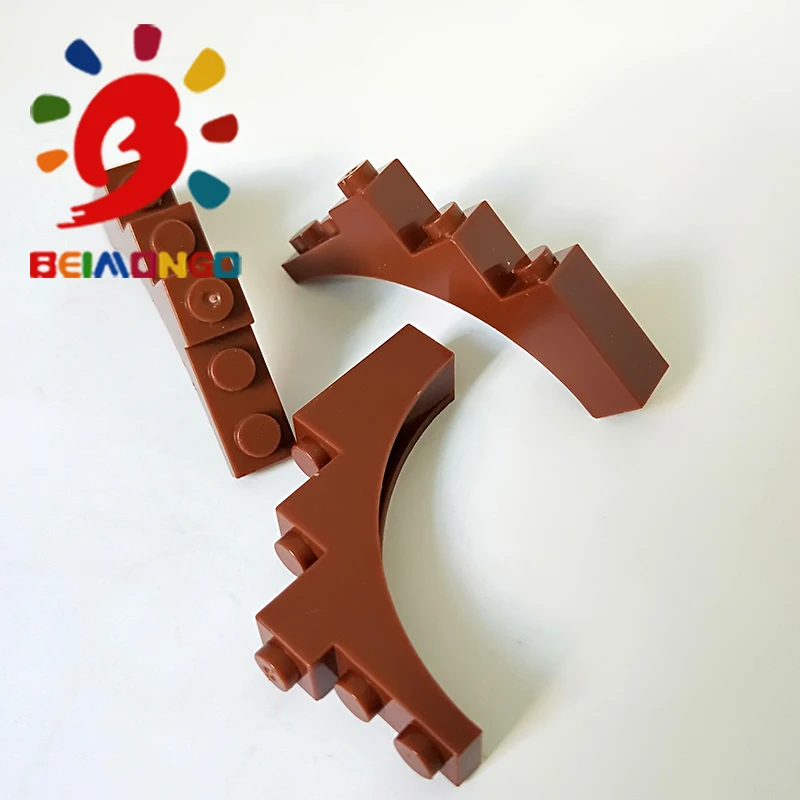 Бесплатная доставка! BEIMONGO блоки Кирпич с бантом 2339*1x5x4 * строительные 40 шт Arc