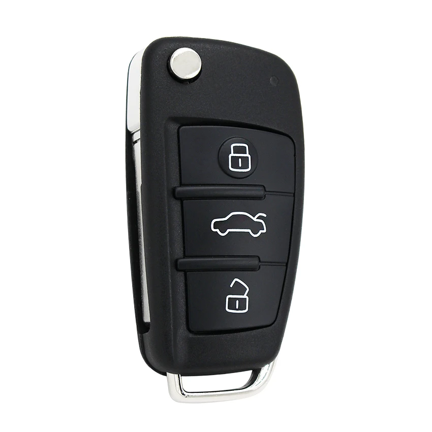 MQB полуинтеллектуальный модифицированный складной дистанционный ключ 3 кнопки 433