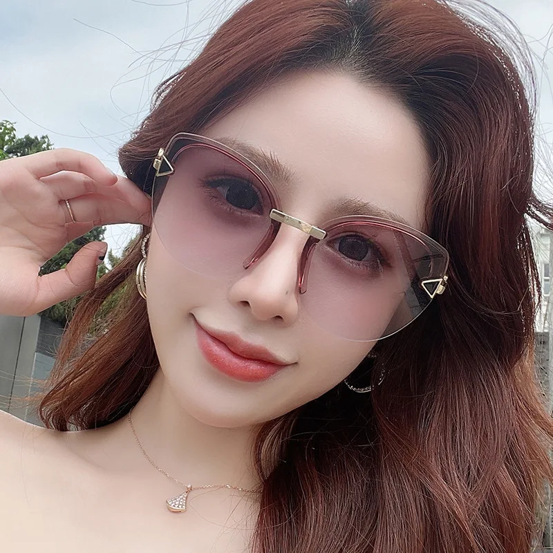 

Oversized Square cat eye Sunglasses Women Big Frame 2021 Vintage Brand Designer Sun Glasses For Woman Shades Lunettes De Soleil