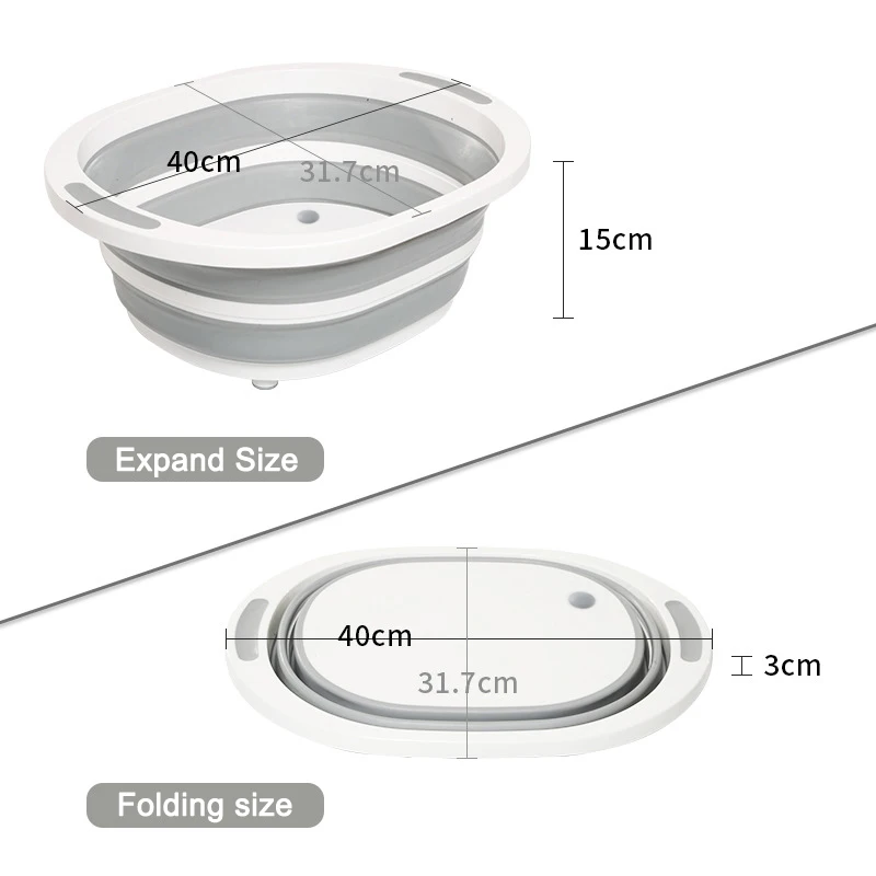 

Folding Cutting Board Draining Basket Fruits Vegetables Wash Drain Sink Storage Baske HFD889