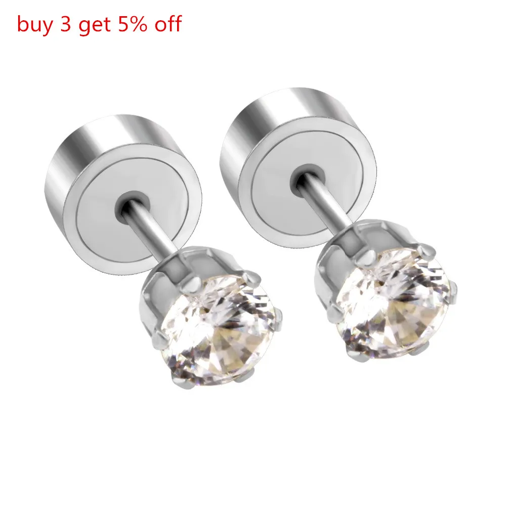 LUXUKISSKIDS Детские мужские серьги для женщин модные ювелирные изделия 3 5 мм из