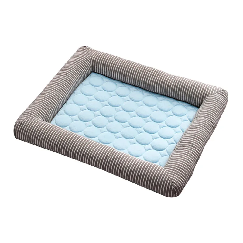 Мягкий летний охлаждающий коврик в клетку для собак подкладка кошек конуры домик