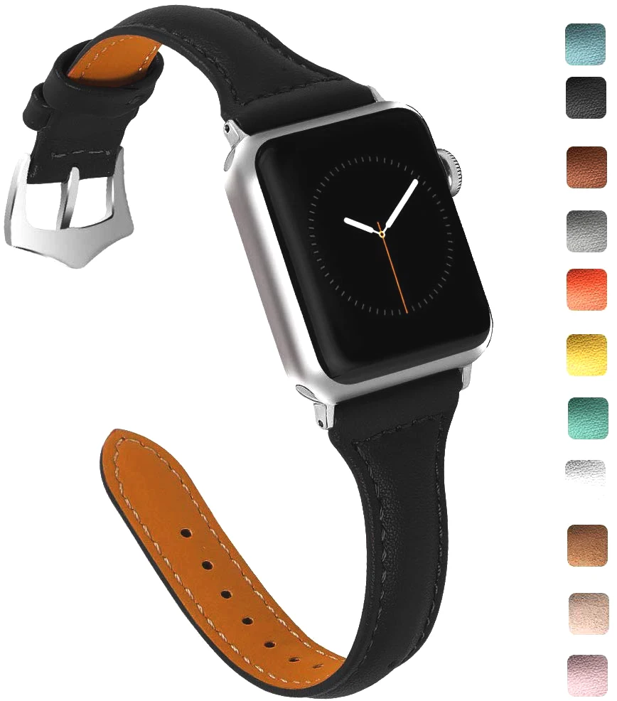 Замена для наручных часов Apple Watch 38/40/42/42mmTop из кожи с натуральным лицевым