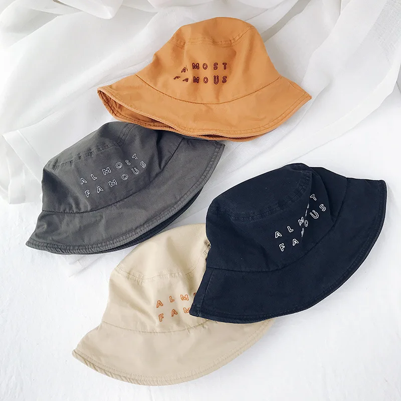 

Bucket Hat Unisex Letter Embroidery Fashion Caps Hip Hop Gorros Men Women Panama Windproof Bucket Hat Outdoor Fisherman's Hat