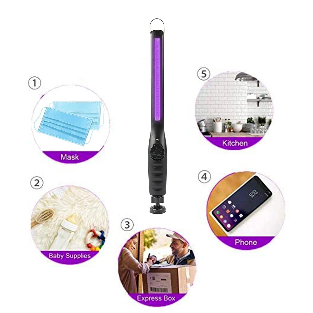 Бактерицидная лампа портативный стерилизованный UV C светильник УФ бактерицидная