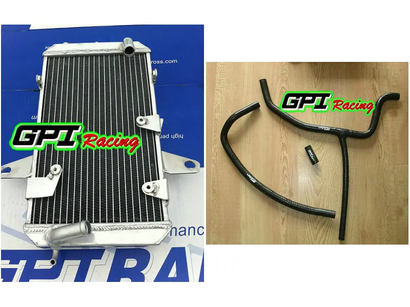 GPI алюминиевый гоночный радиатор + шланг для ATV CAN-AM DS450 DS 450 | Автомобили и мотоциклы