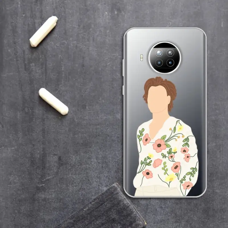 

Harry Styles Fine eat watermelon Phone Case Transparent for Xiaomi Redmi note 10 t 8 9 pro lite 11