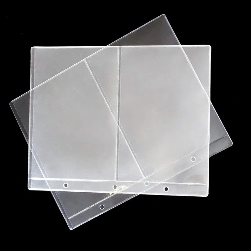 10 шт. 3 отверстия внутри билета бумаги деньги держатели для монет вкладыш альбом