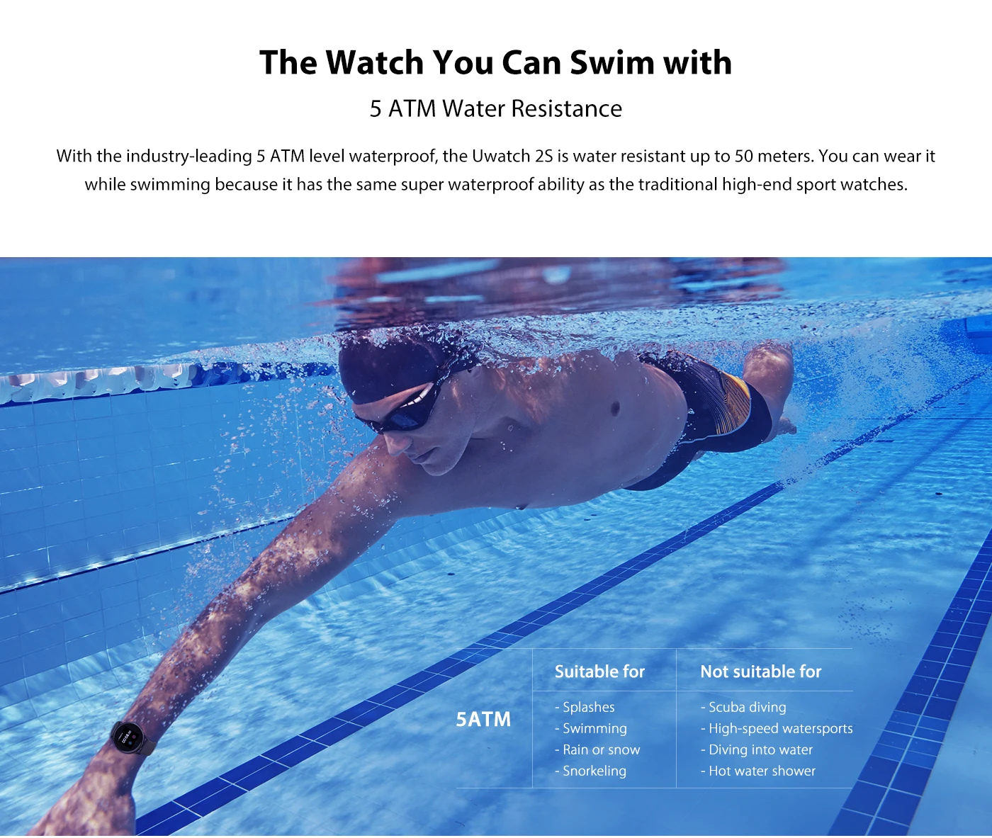Смарт часы UMIDIGI Uwatch 2S водостойкие до 5 АТМ 1 3 дюйма|Смарт-часы| |