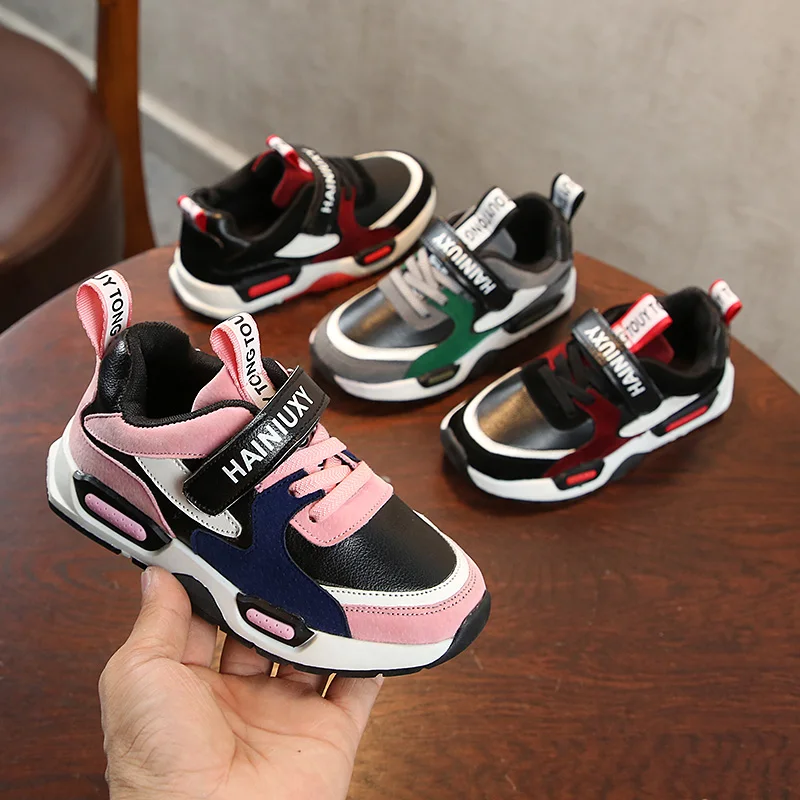 Новая спортивная детская обувь детские туфли для мальчиков Демисезонный сетка с