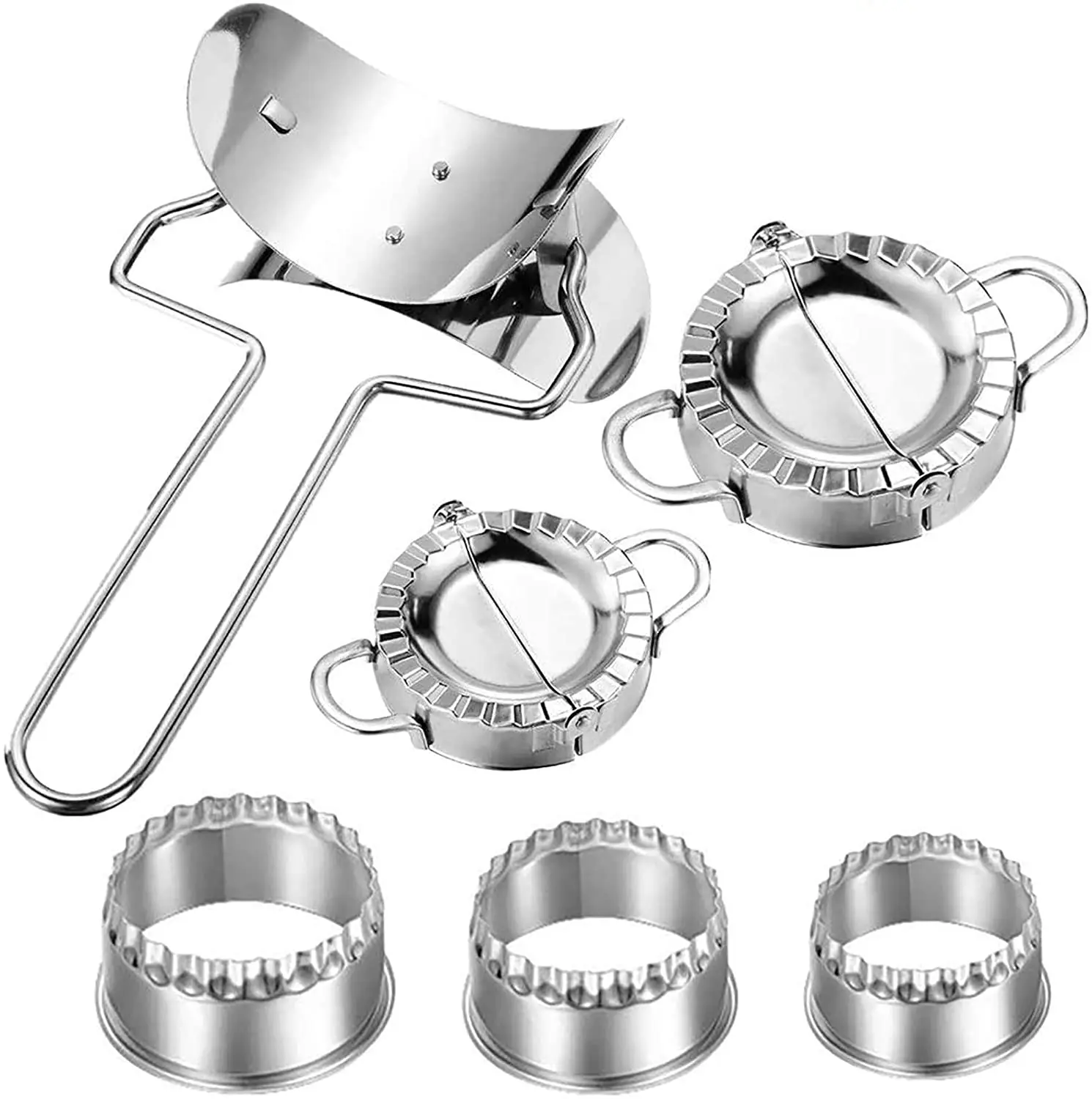 6 шт Нержавеющая сталь клецки создатель пирог Равиоли эмпанада Пресс пресс форм