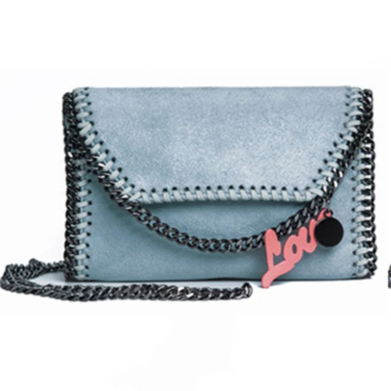 

2021 Fashionable Women Chain Phone Bag High-quality Leather Messenger Shoulder Bag Solid Color Simple Handbags Sac De Luxe Femme