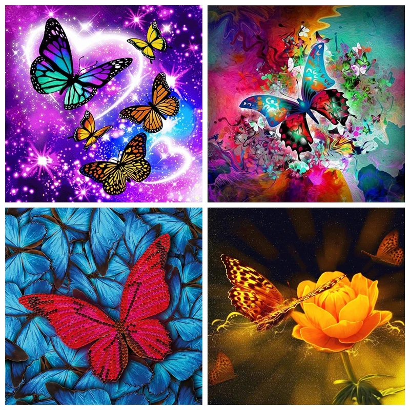 

Картина-бабочка 5D «сделай сам», алмазная живопись, полная вышивка крестиком, искусство, алмазная вышивка, мозаика, картины, домашний декор, п...