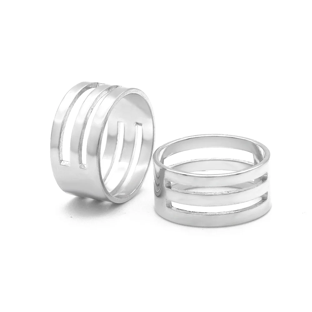 

3pcs/lot 100% Stainless Steel Jump Ring Open Close Finger Ring Wholesale DIY Jewelry Making Tool Factory Price Never Fade
