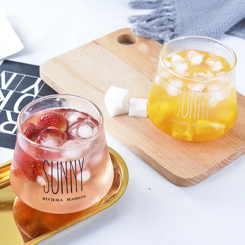 350 мл/450 мл солнечная стеклянная кофейная кружка Чайные Кружки креативная для