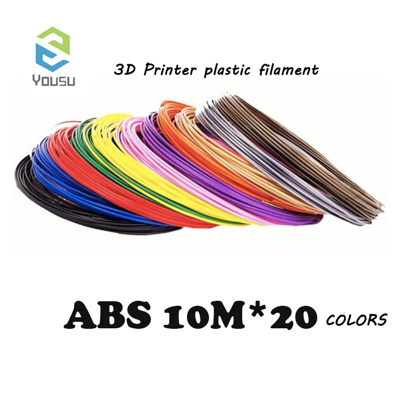 YouSu/нить 1 75 мм/PLA ABS HIPS Смола PETG/для 3D принтера/3D ручка/Anycubic Creality Ender 3 PRO V2/из