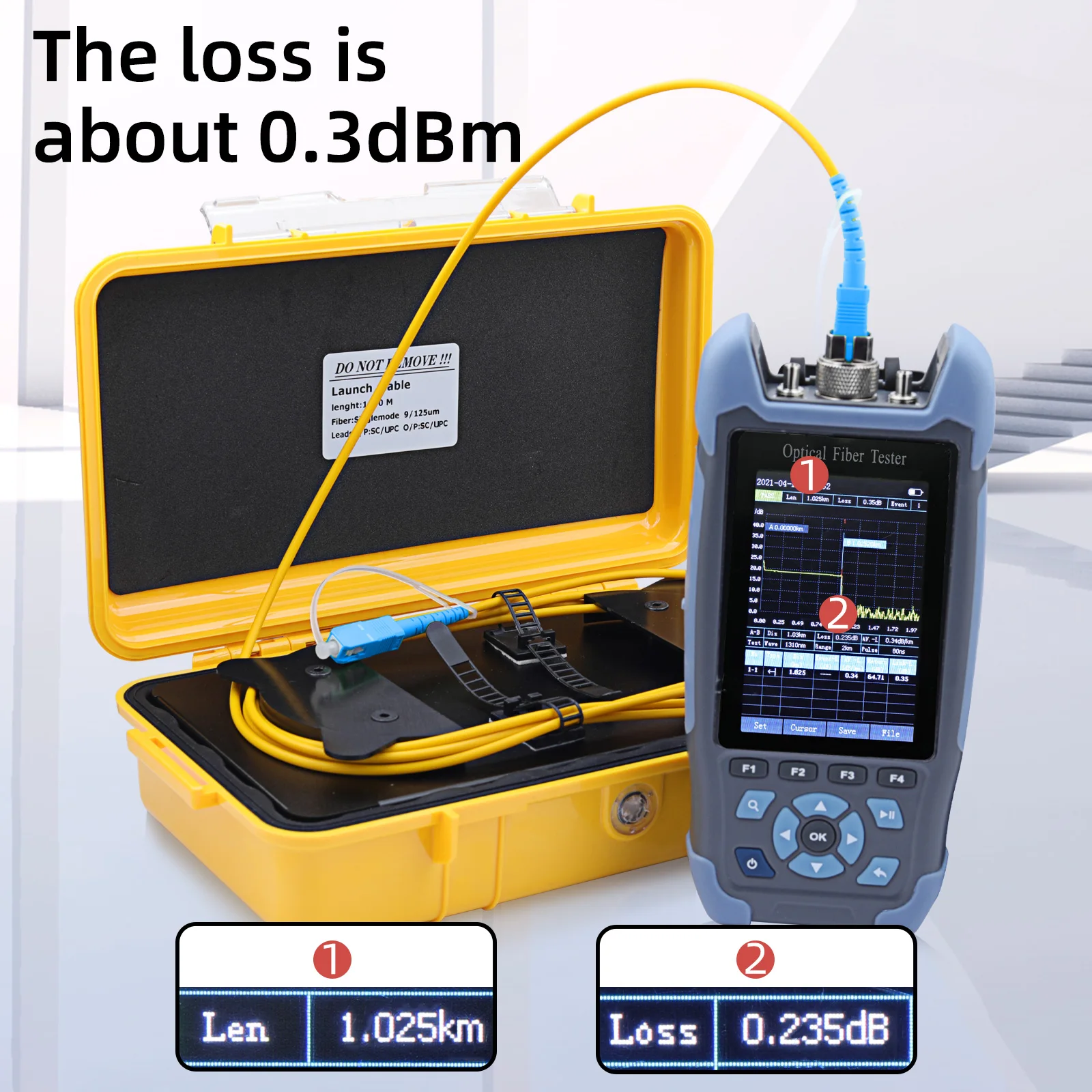 KELUSHI SC -UPC OTDR Dead Zone Eliminator волоконно оптический рефлектометр Launch Cable Box 1km SM 9/125