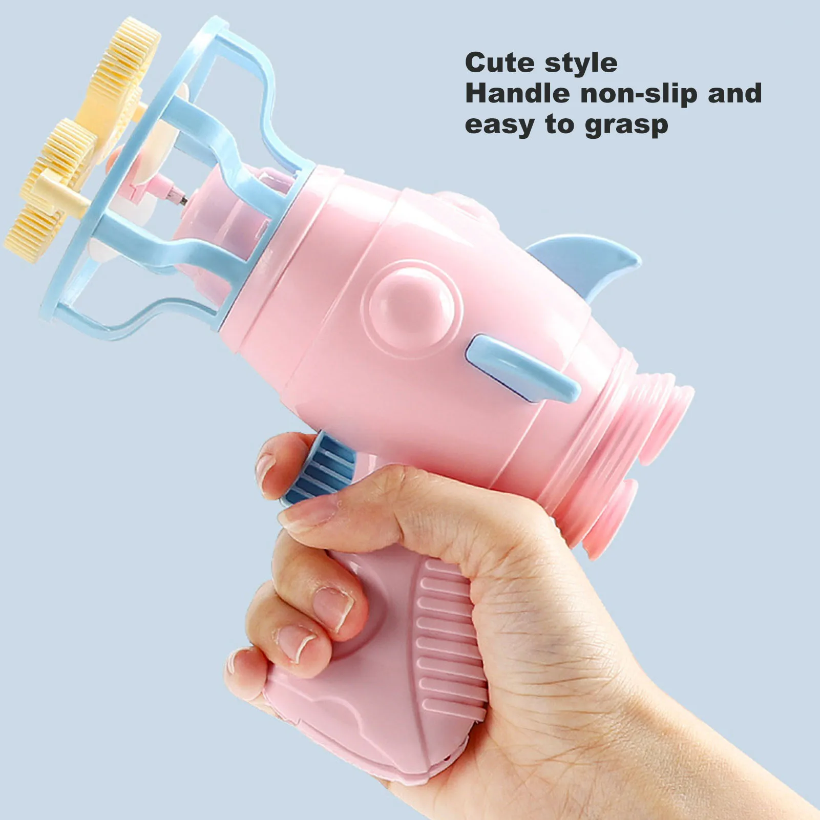 1 шт. Новая автоматическая дующий Пузыри Пузырь Игрушка стрелялка вентилятор