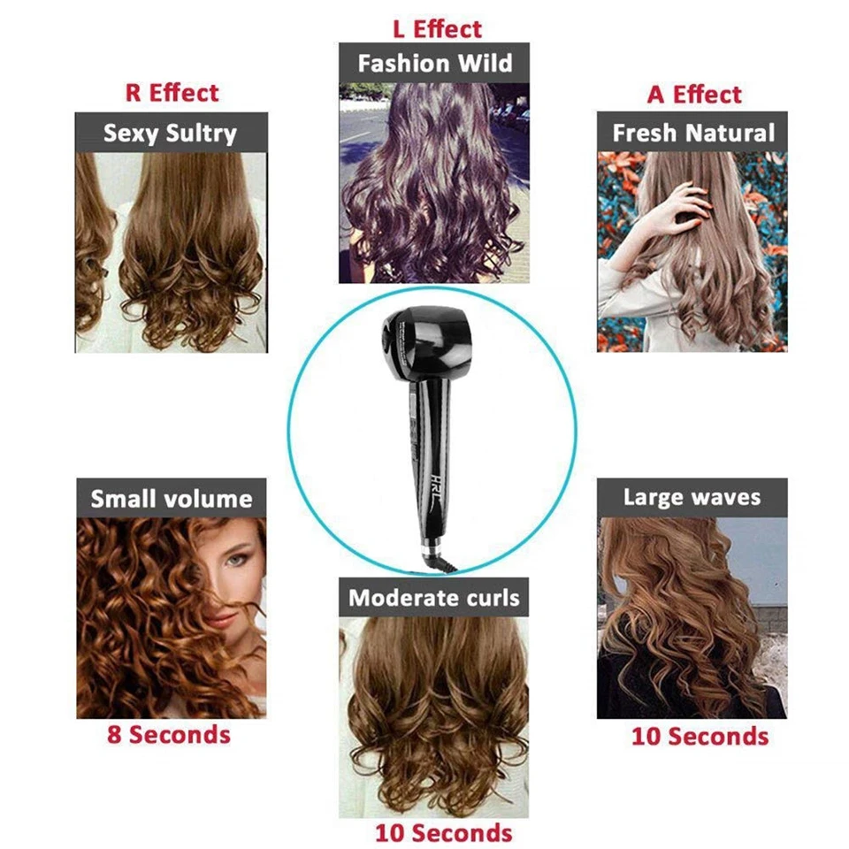 

Hair Curler Professional Automatic with LCD Screen Ceramic Hair Curling Irons Hair Styling Tools