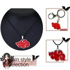 Японская аниме-организация для косплея, логотип в виде красного облака, металлическая подвеска унисекс, модные ювелирные изделия, женское и мужское ожерелье, брелок подвеска