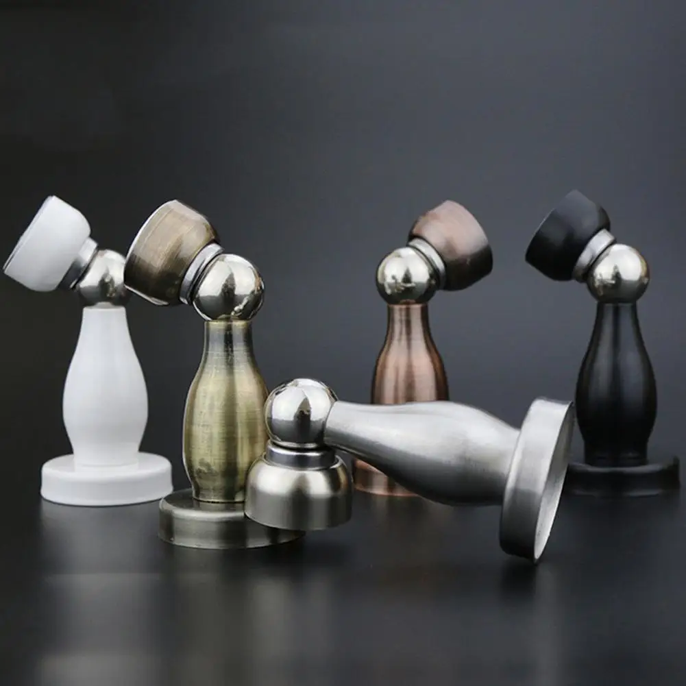 Металлическая магнитная дверная пробка 3 винта стопор держатель двери настенное