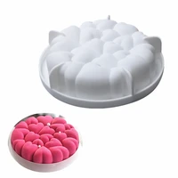 6 inch heart shape silicone cake molds mousse non stick cake decorating tools party dessert baking mould kitchen pastry