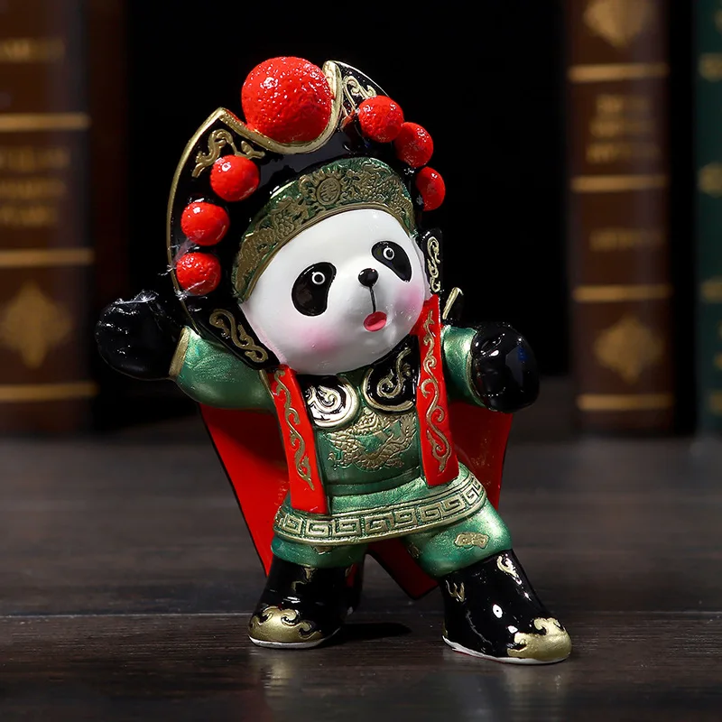 

Panda ornaments Chinese style special gifts face-changing Kung Fu Panda ornaments home decor Face-changing panda