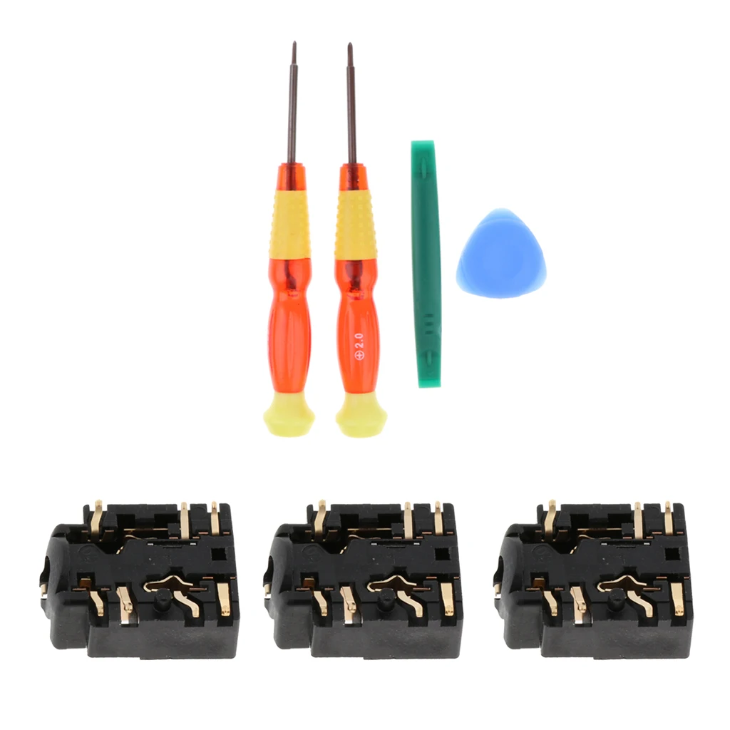 3 шт. сменный разъем для наушников гарнитуры 5 мм + отвертка контроллера XBOX ONE