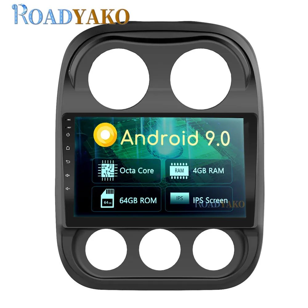 Автомагнитола 2 Din 10 1 дюйма Android GPS-навигация для Jeep Compass 2010-2016 стерео автомобильный