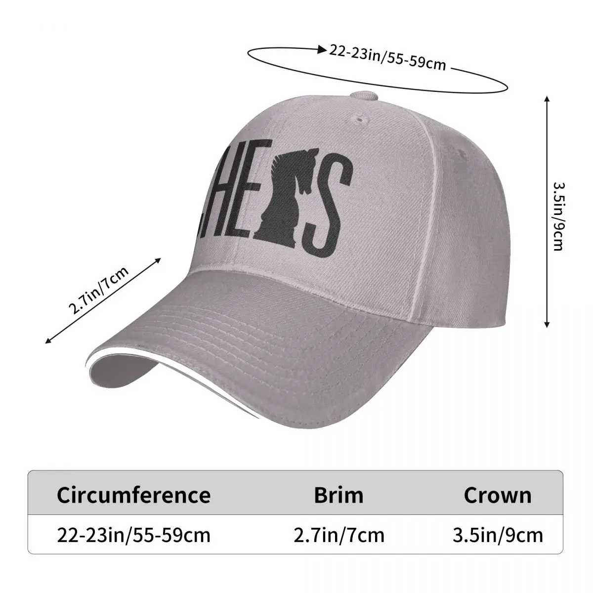 

Baseball Cap Men Chess Silhouette Fashion Caps Hats for Logo Asquette Homme Dad Hat for Men Trucker Cap