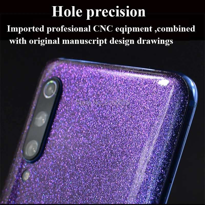 Для Xiaomi Mi 9 / SE 8 Lite Pro задний градиентный блестящий чехол с блестками Алмазная