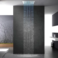 phone bluetooth music showerheads rainfall waterfall shower head bathroom accessories smart wifi led showers