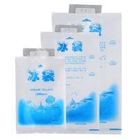 1pcs water filled ice packs keep fresh refrigerate cool down ice pack express seafood thickened cooler bag