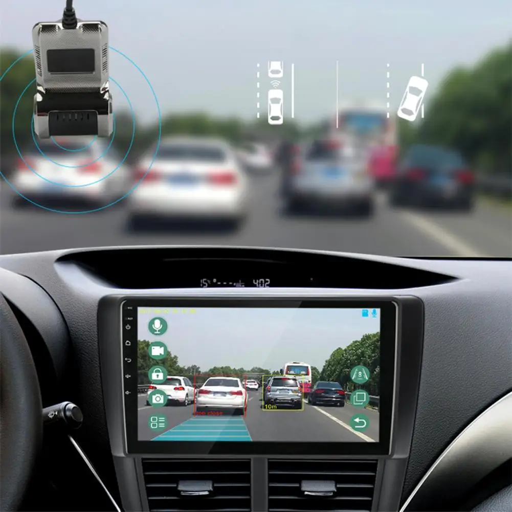 

Видеорегистратор, 5 в постоянного тока, 1080P, ADAS, HD, с одним объективом, навигация, Full USB, для Android, универсальный, аксессуары для стайлинга автом...