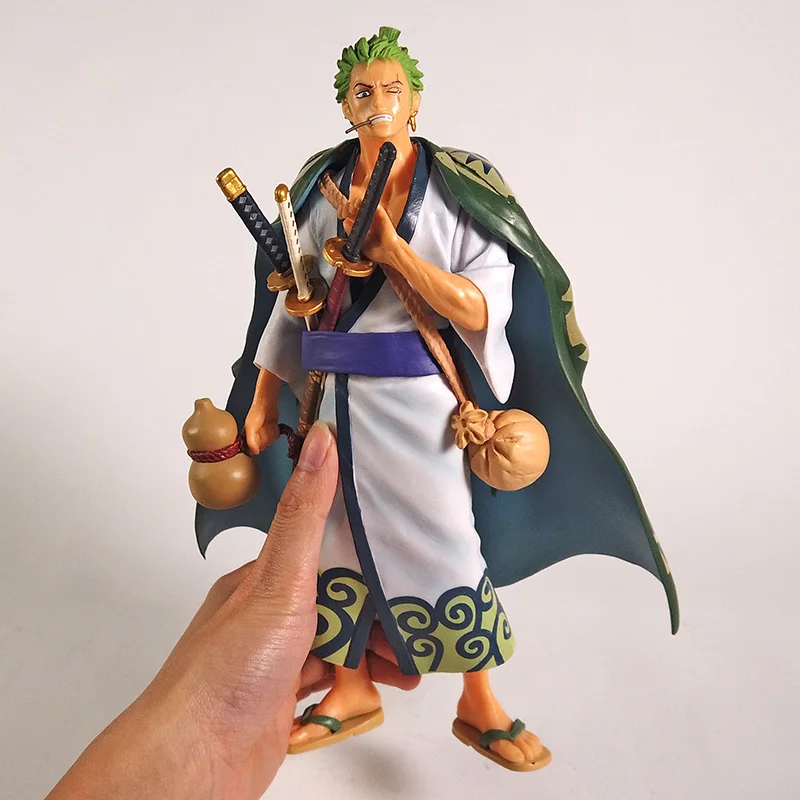 

One Piece Kimono Roronoa Zoro Wano Kuni Ver. PVC Figure Anime Model Toy